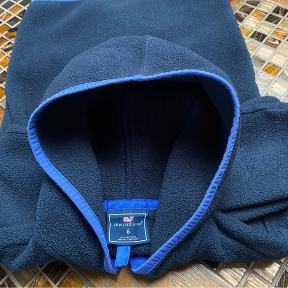 Vineyard Vines Fleece Hooded Full zip Jacket - Picture 6 of 6